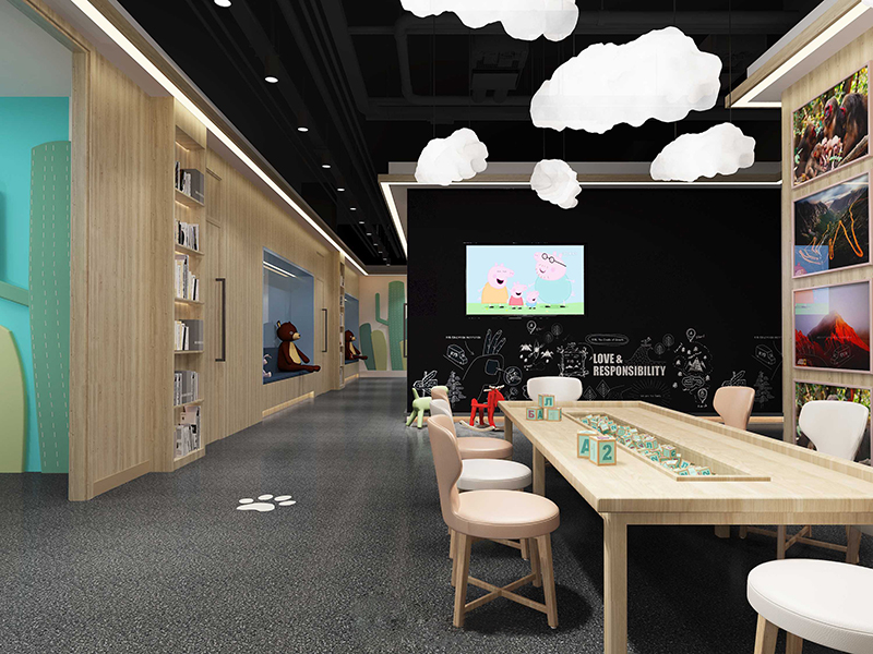 杭州優奕龍早教培訓機構裝修設計案例