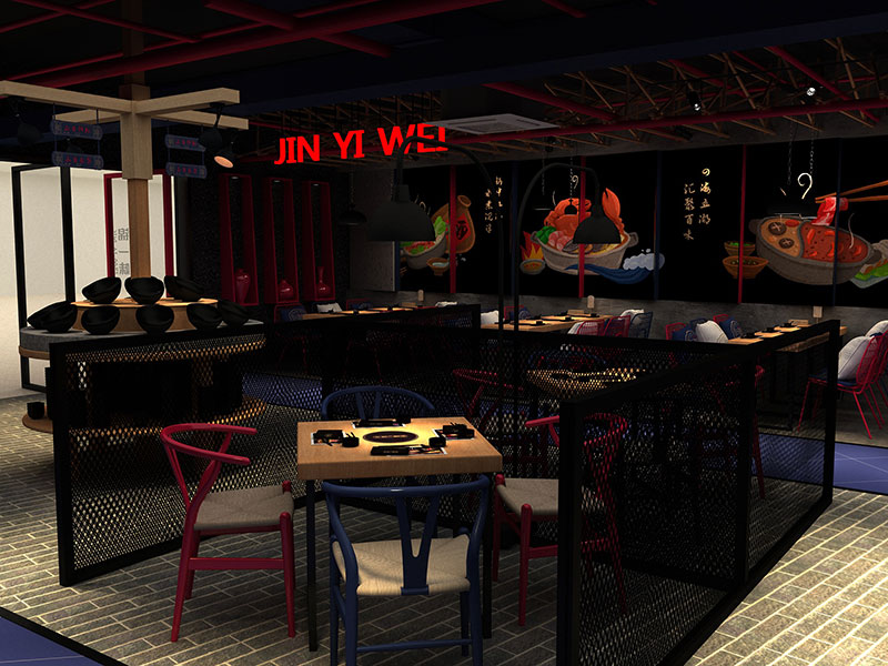 錦一味餐飲店裝修設計案例