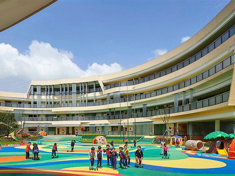 杭州大型整棟幼兒園裝修設計效果圖