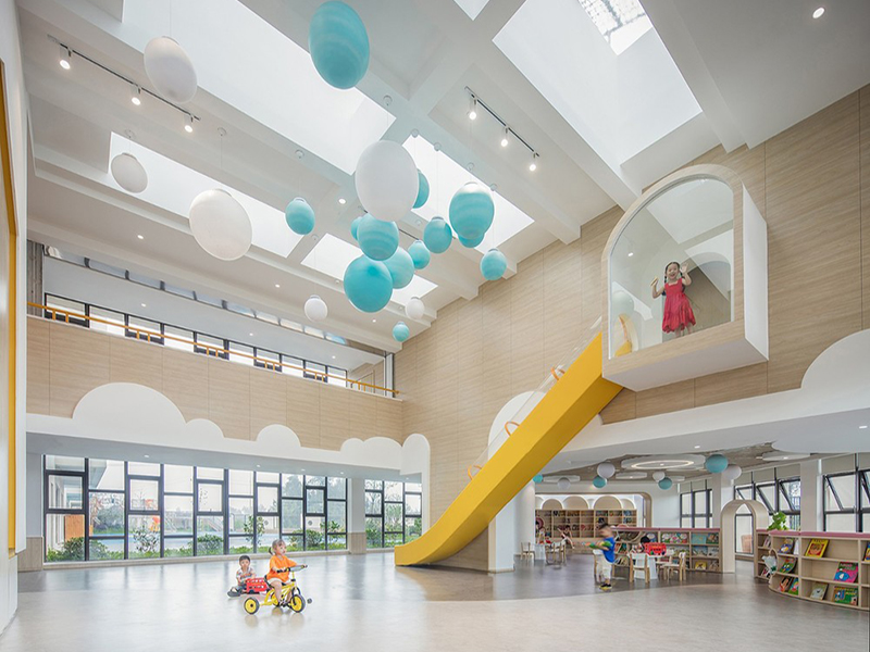 杭州大型現代幼兒園裝修設計效果圖
