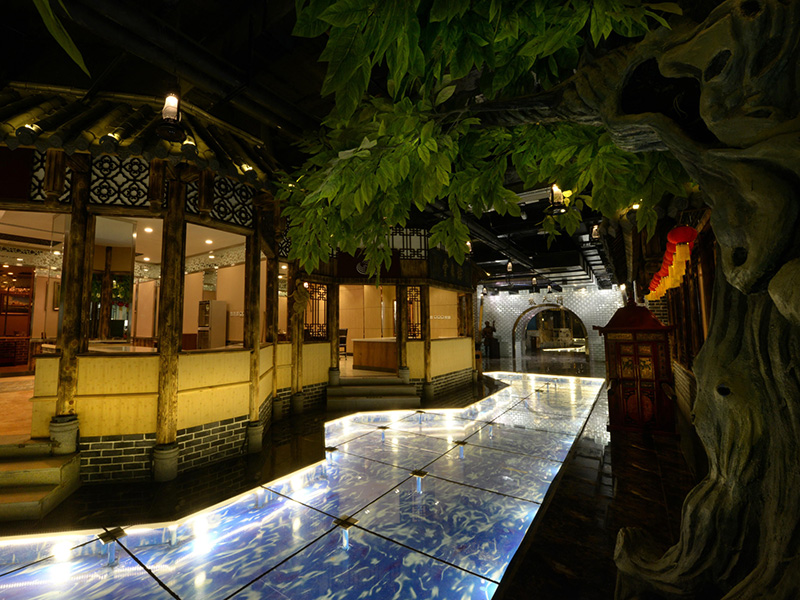 3400方大型復古小吃街裝修設計案例