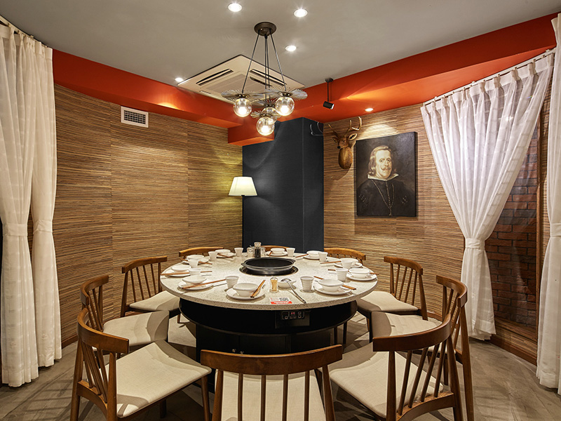 杭州680平新中式火鍋店裝修設計案例