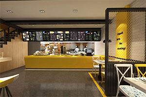 蛋糕甜品店裝修設計全景案例