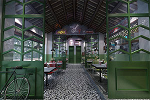 80年代餐飲店裝修設(shè)計全景案例