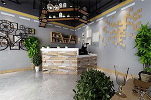 小型簡約型餐廳裝修設(shè)計案例