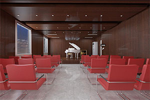 愛琴海鋼琴培訓中心裝修設計全景圖