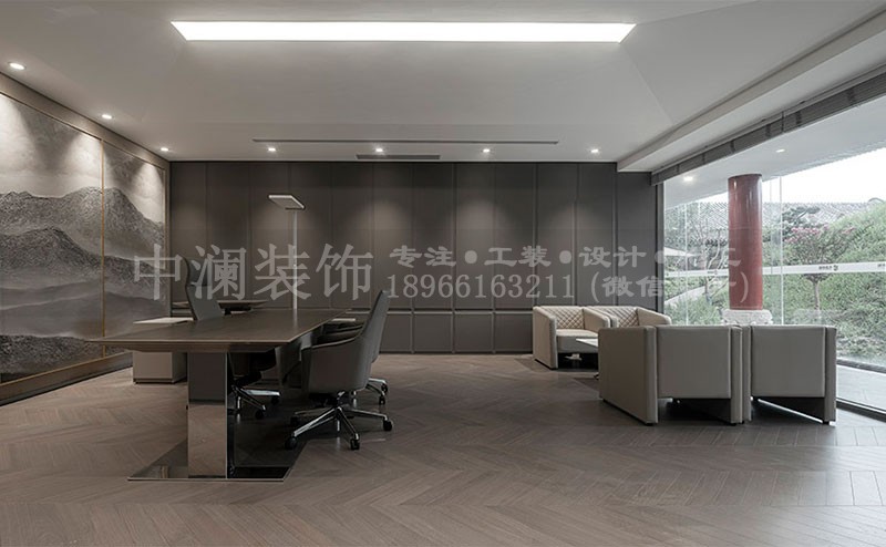 2500方高爾夫球俱樂部辦公室裝修設計風格